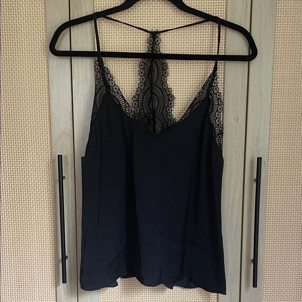 Free People black lace camisole